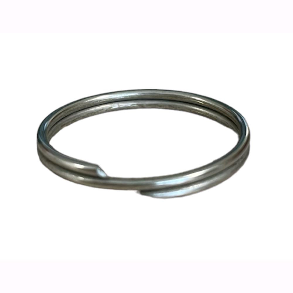Anelli Portachiavi in acciaio nichelato da 25 mm per chiavi Conf. 100 pz