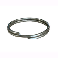 Anelli Portachiavi in acciaio nichelato da 25 mm per chiavi Conf. 100 pz