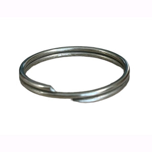 Anelli Portachiavi in acciaio nichelato da 25 mm per chiavi Conf. 100 pz
