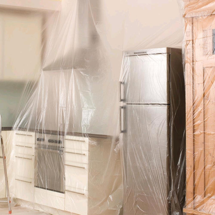 Telo Copritutto Multiuso per tinteggiatura 4x4 mt 200 gr. per mobili pavimenti