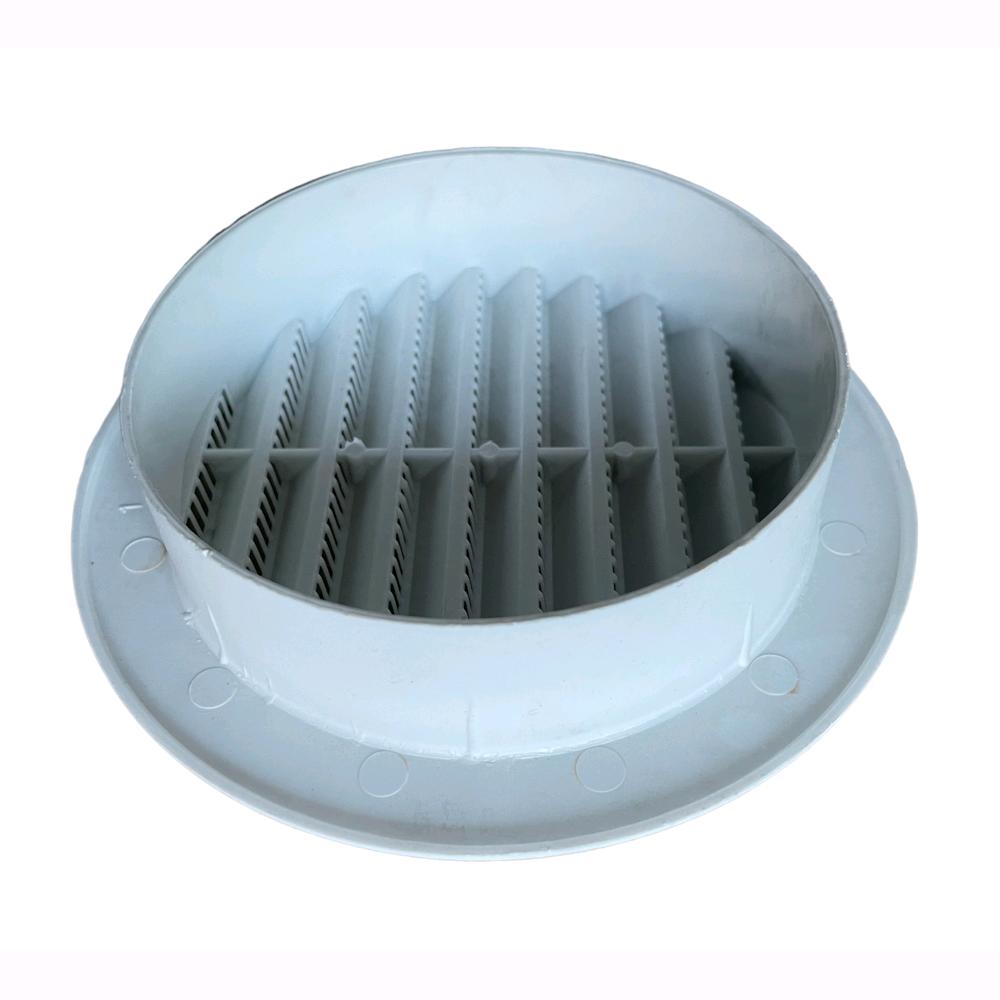 Griglia Aerazione Tonda di ventilazione da Incasso In Abs Bianco Foro da ⌀ 20 cm