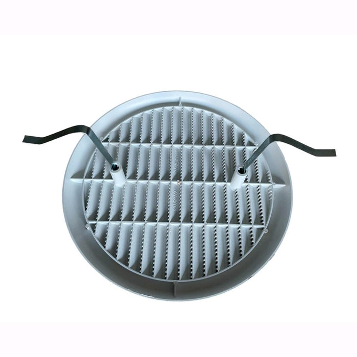 Griglia Aerazione Universale Con Molla In Abs Bianco per foro ⌀ da 12 a 16 cm
