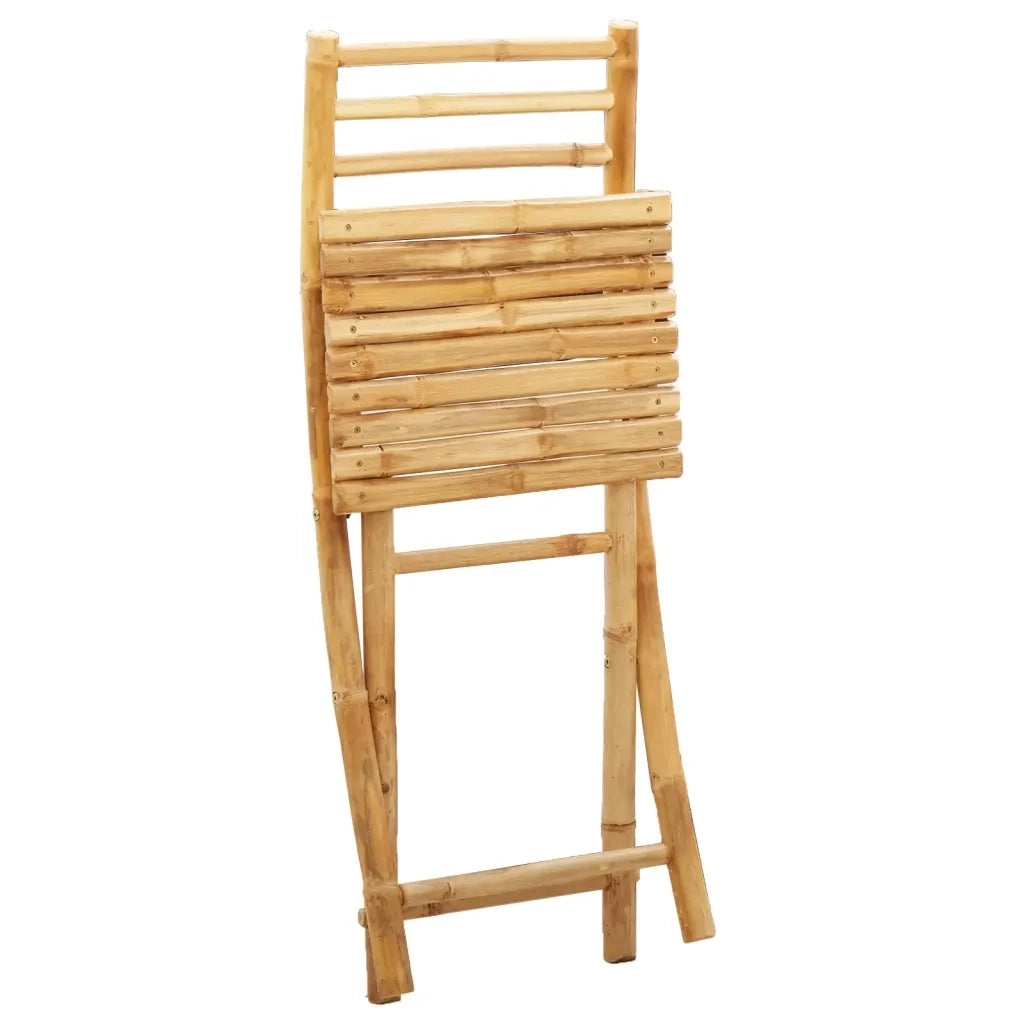 Sedie da Giardino Pieghevoli 4 pz 43x54x88 cm in Bambù 3278519