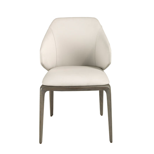 Sedia in similpelle crema