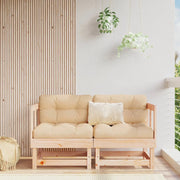 Divani Angolari da Giardino 2 pz in Legno Massello di Pinocod mxl 84834