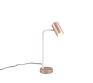 Lampada da tavolo, metallo, caffè, 25x45x12 cm, Marley