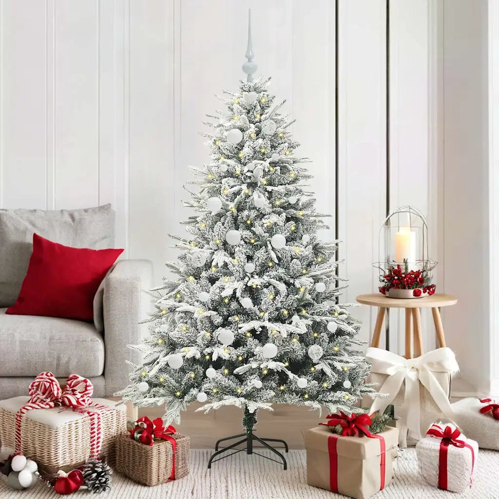 Albero di Natale Artificiale Pre-illuminato con Set di Palline 3395387