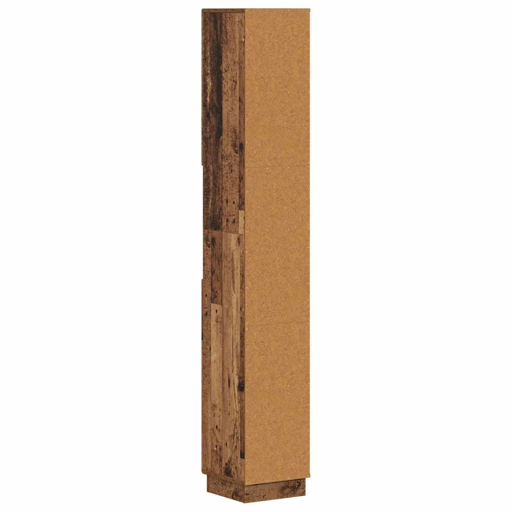 Armadio da Bagno con Ripiano Aperto HOORN Legno antico 897263