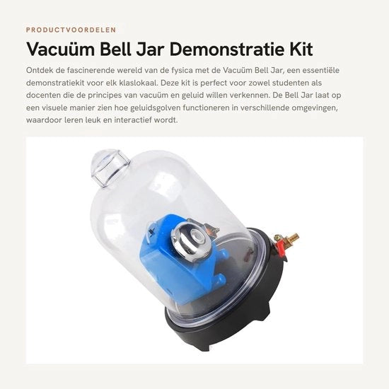 Kit di dimostrazione per aspirazione - Barattolo a vuoto - Strumenti didattici - Educazione alla pulizia - Laboratorio - Base per classe - Dimostrazione di aspirazione

Modello: 
Specifica: 
Codice prodotto: