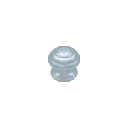 Pomolo fisso per porta SAGUATTI 178/60AB in alluminio argento lucido