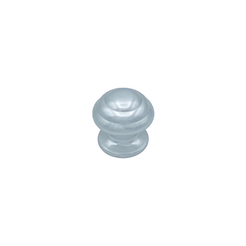 Pomolo fisso per porta SAGUATTI 178/60AB in alluminio argento lucido