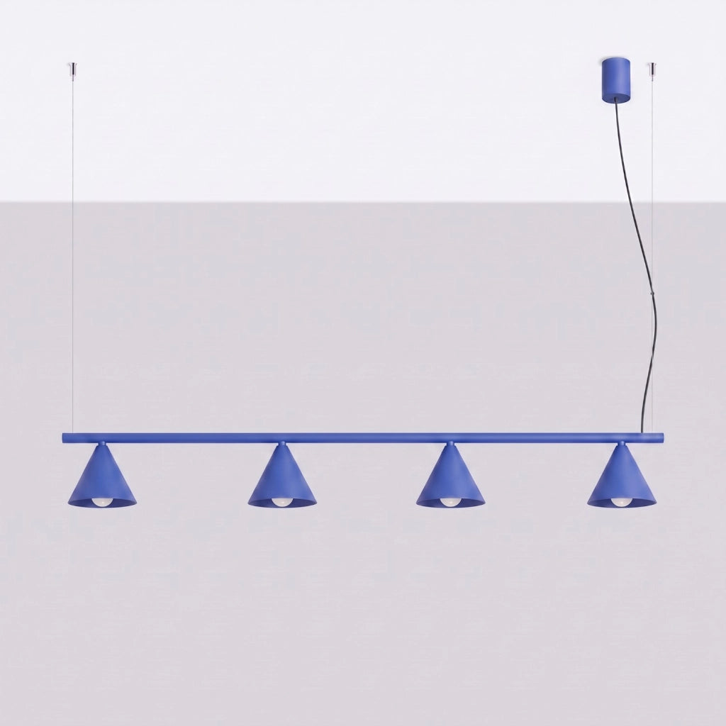 Lampadario NOX 4L oltremare
