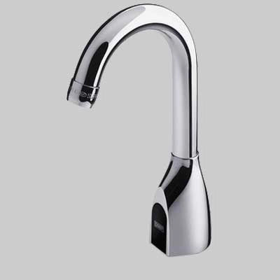RUBINETTO LAVABO A FOTOCELLULA CANNA ALTA  Batterie 6 V     DMP