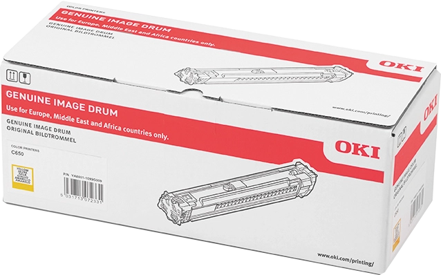 ORIGINAL OKI Tamburo giallo 09006134 C650 ~50000 Seiten