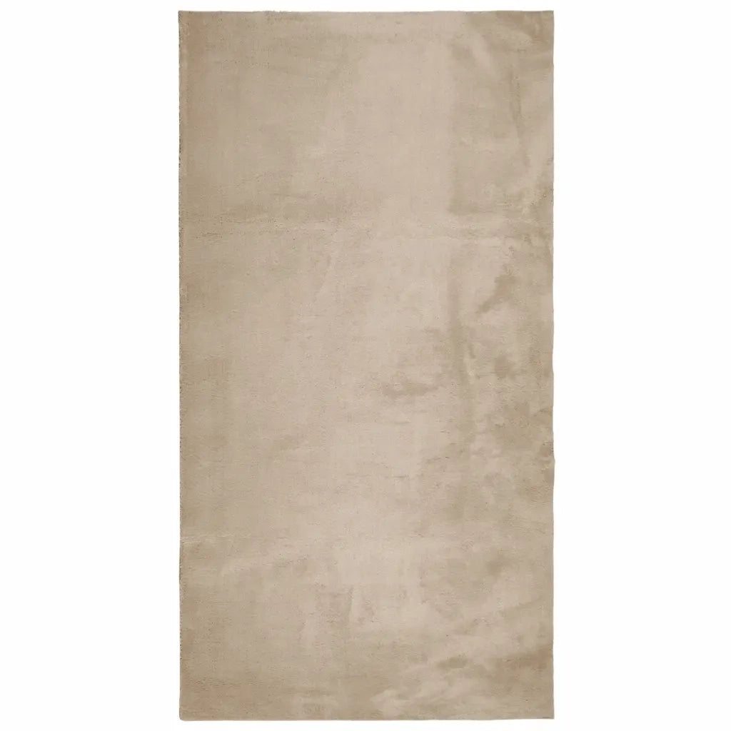 Tappeto del soggiorno | Tappeto a Pelo Corto HUARTE Morbido e Lavabile Sabbia 60x110 cm