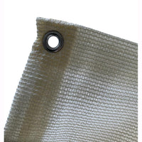 Telo Rete Ombreggiante Privacy per Balconi Ecrù Frangivista 160 gr/mq 90x600 cm