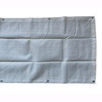 Telo Rete Ombreggiante Privacy per Balconi Ecrù Frangivista 160 gr/mq 90x600 cm