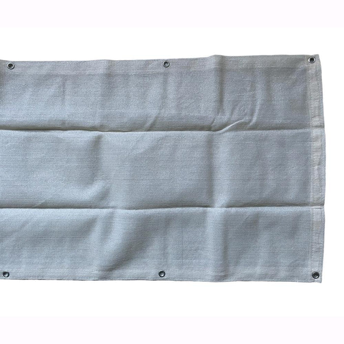 Telo Rete Ombreggiante Privacy per Balconi Ecrù Frangivista 160 gr/mq 90x600 cm