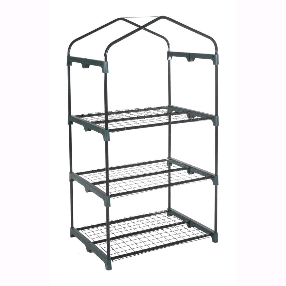 Serra da Giardino 3 Ripiani con copertura in PVC impermeabile 69x49x125H cm