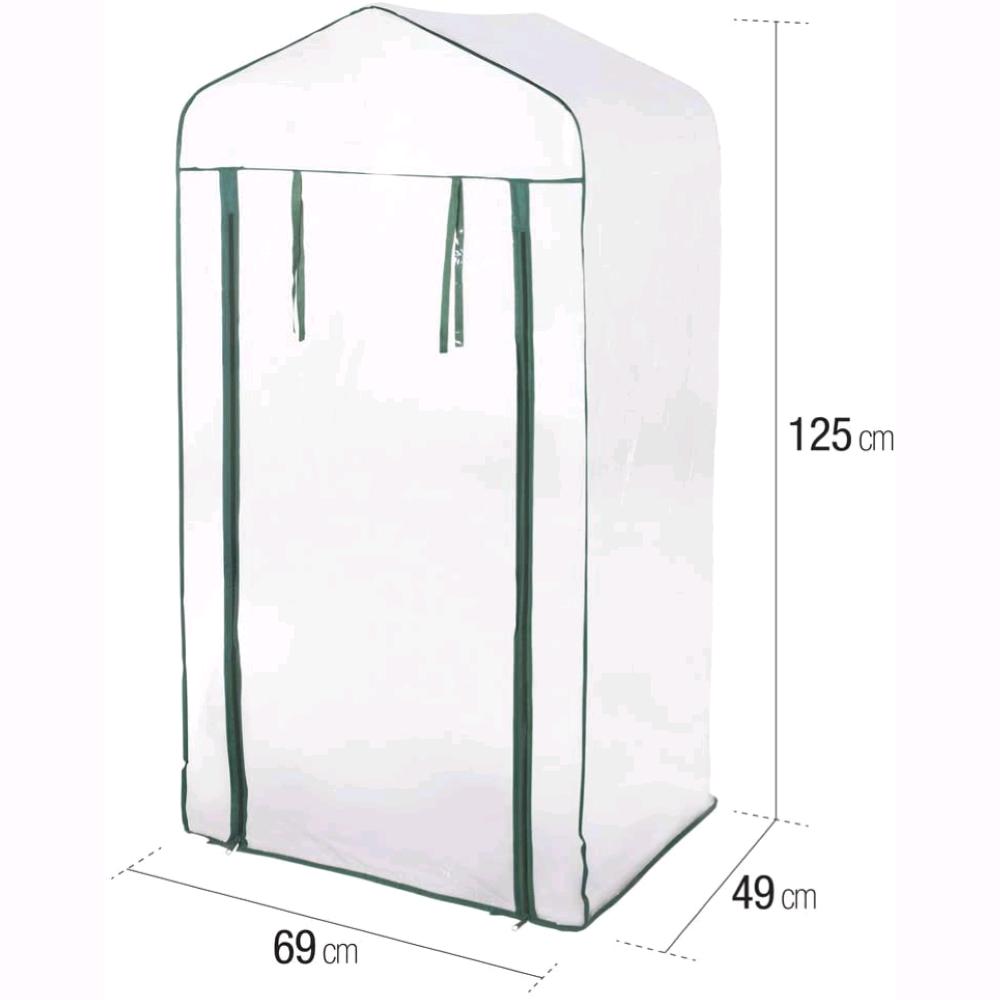 Telo di ricambio in PVC Impermeabile per Serra da Giardino 3 Ripiani