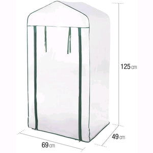 Telo di ricambio in PVC Impermeabile per Serra da Giardino 3 Ripiani