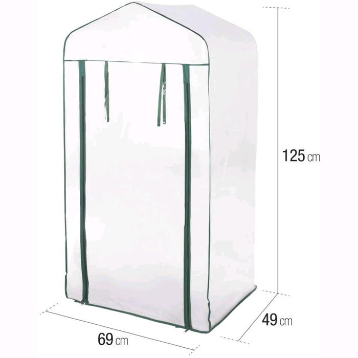 Telo di ricambio in PVC Impermeabile per Serra da Giardino 3 Ripiani