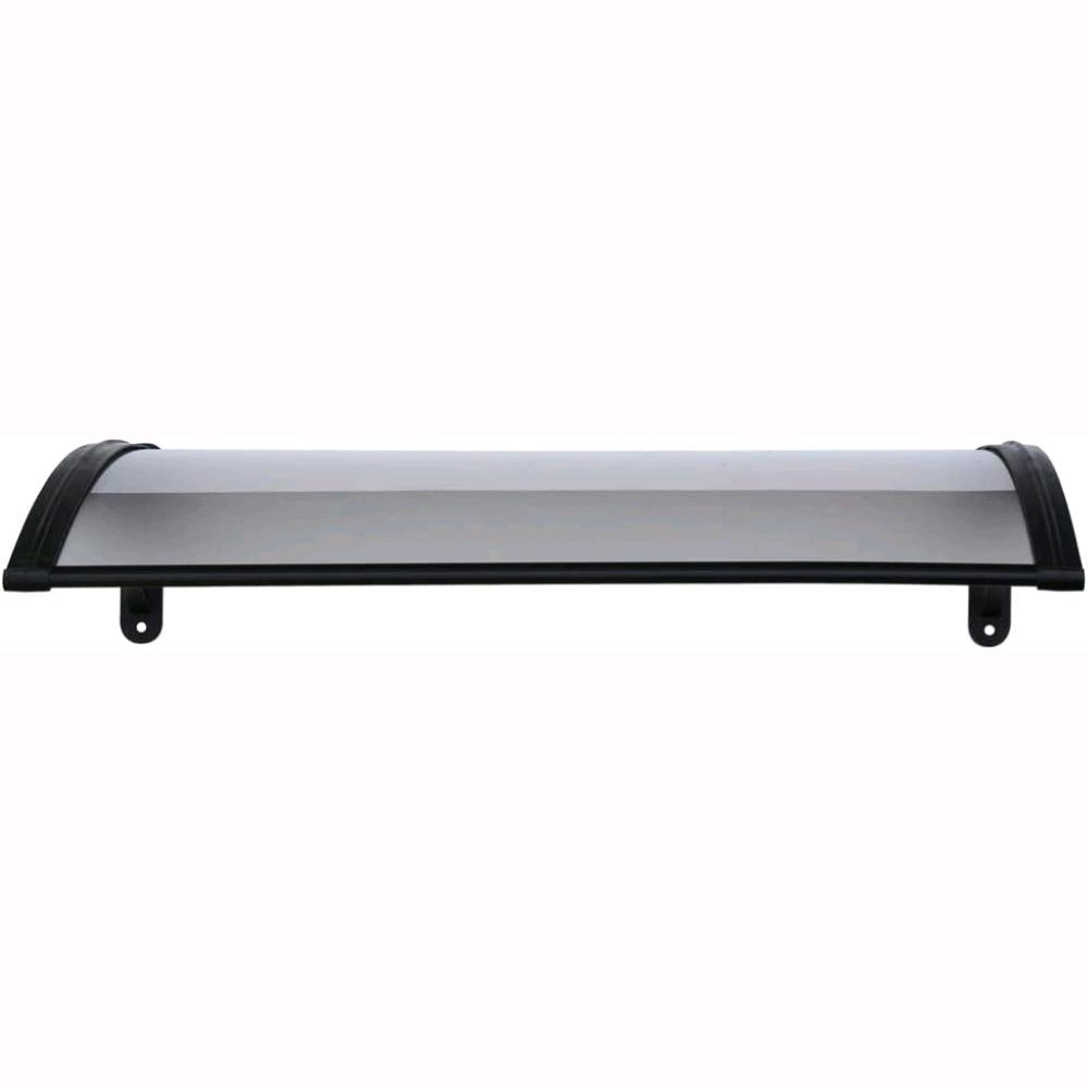 Pensilina in Policarbonato Compatto Satinato Trasparente Modulabile 100x80 cm