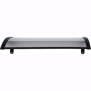 Pensilina in Policarbonato Compatto Satinato Trasparente Modulabile 100x80 cm