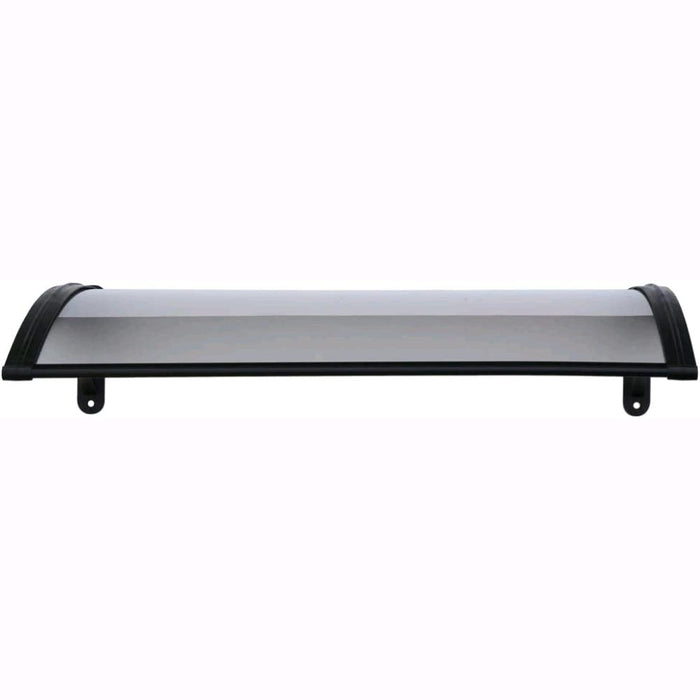 Pensilina in Policarbonato Compatto Satinato Trasparente Modulabile 100x80 cm