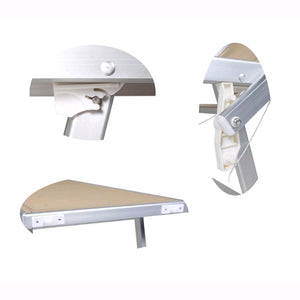 Lettino da Spiaggia Prendisole in Alluminiio da Giardino colore SABBIA con Tettuccio Parasole