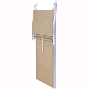 Lettino da Spiaggia Prendisole in Alluminiio da Giardino colore SABBIA con Tettuccio Parasole