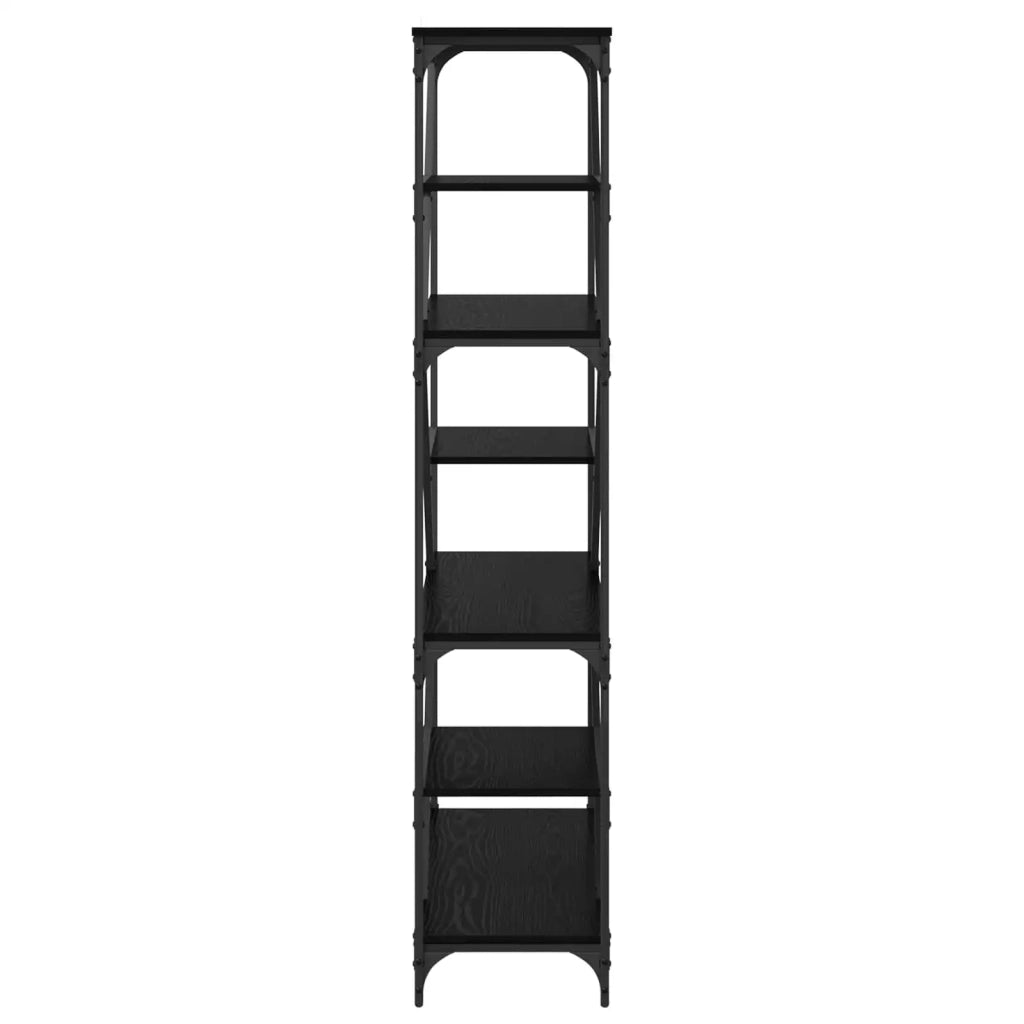 Libreria Rovere Nero 91 x 36 x 176 cm Legno multistrato 882780