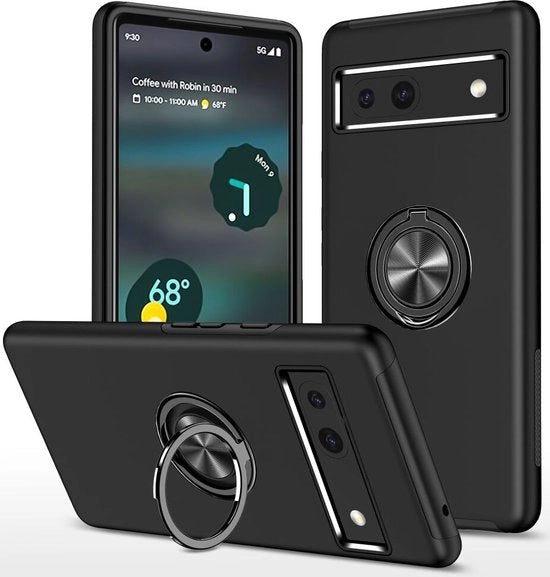 Hoesa per Google Pixel 7a con Stand Magnetico a Sferza in Nero