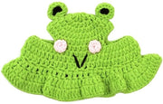 Cappello per Gatti Disegno Tartaruga - Foderato a Mano - Comfortevole Confezione - Adatto per Animali da Compagnia 5-13 kg - Lana Sovracciglia - Unico Copricapo per Gatti - Accessorio per Animali da Compagnia