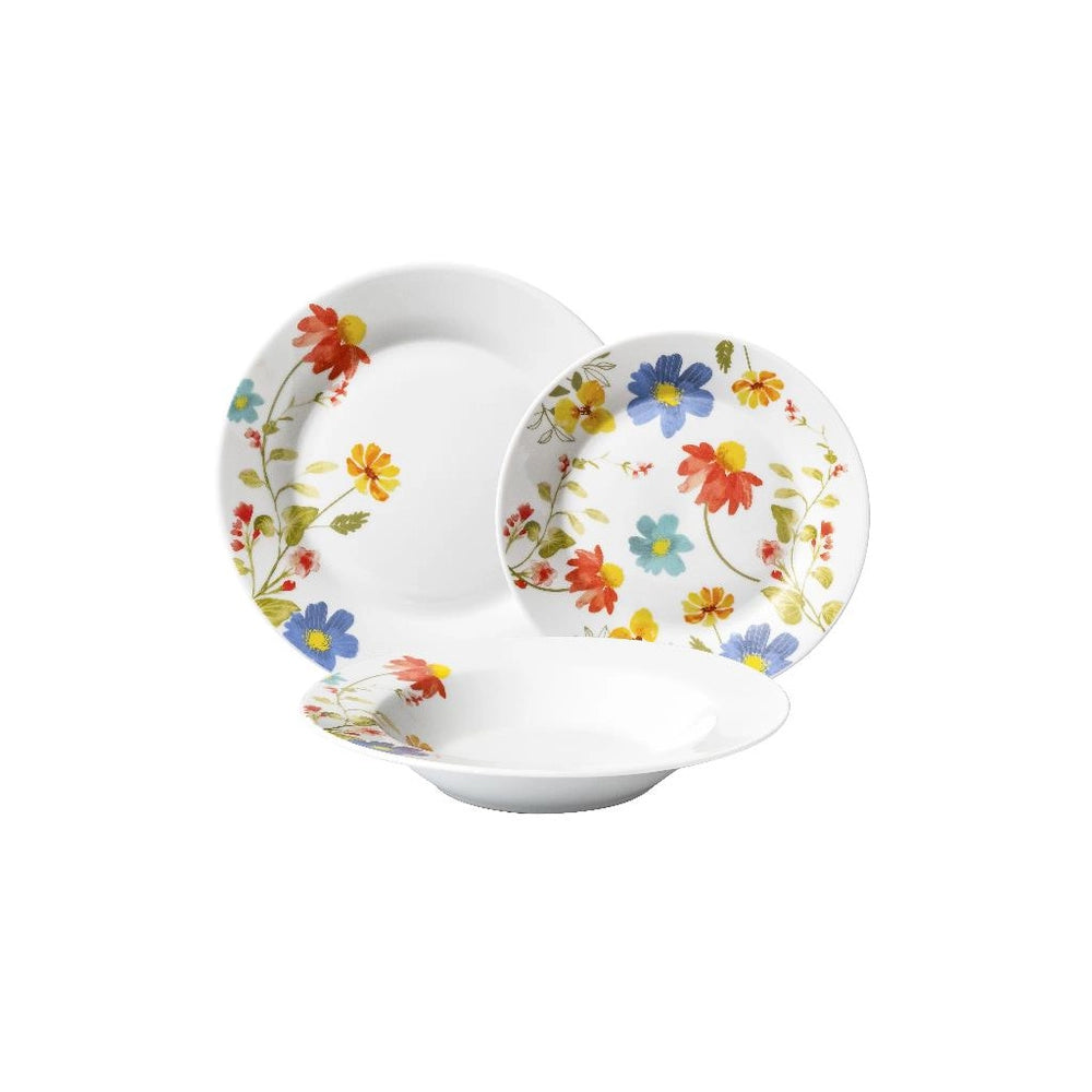 Servizio di Piatti da Tavola in Ceramica Losanna 18 Pezzi