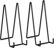 Supporto per Piatti in Metallo - Set di 2 Supporti per Piatti - Sostegno Decorativo per Piatti - Sostegno Decorativo per Piatti - Supporti per Piatti in Ferro - 20,5 cm