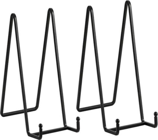 Supporto per Piatti in Metallo - Set di 2 Supporti per Piatti - Sostegno Decorativo per Piatti - Sostegno Decorativo per Piatti - Supporti per Piatti in Ferro - 20,5 cm
