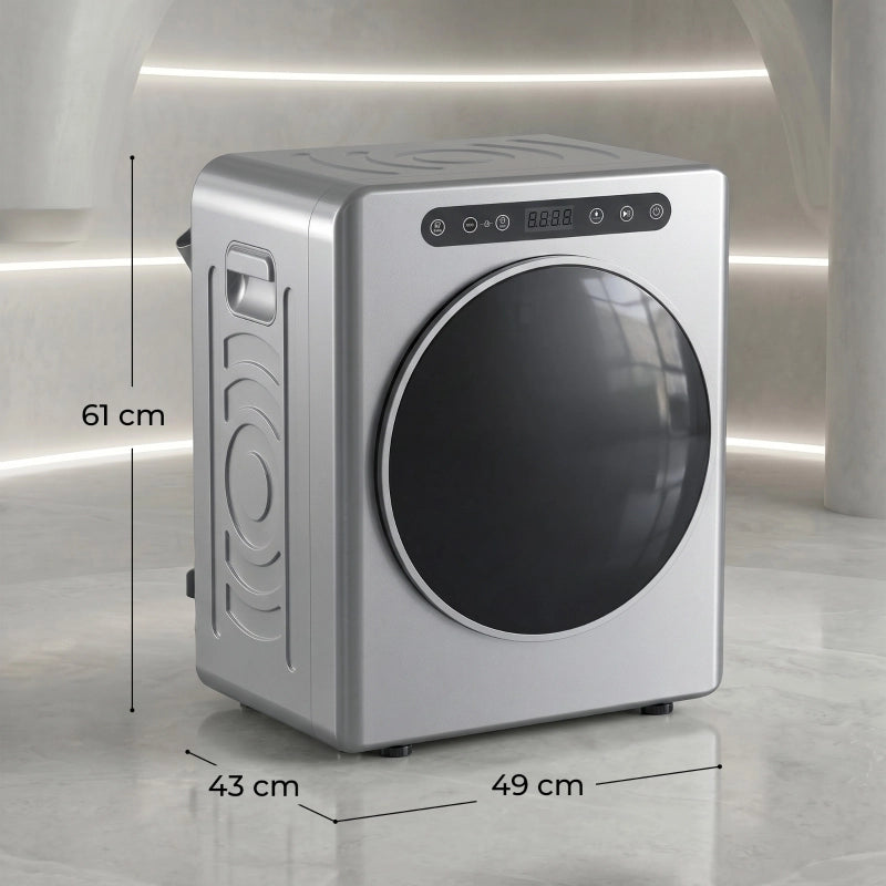 ASCIUGATRICE A VENTILAZIONE 5 kg 1000 W 49x43x61 cm Argento