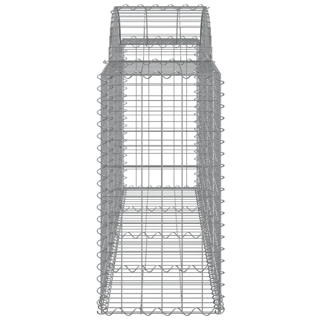 Cesti Gabbioni ad Arco 50 pz 200x50x80/100 cm Ferro Zincato