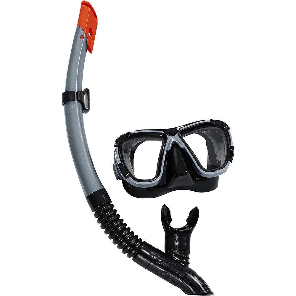 Trade Shop - Set Da Snorkeling Maschera Boccaglio Pinne Blacksea Per Adulti Immersioni 25044 -