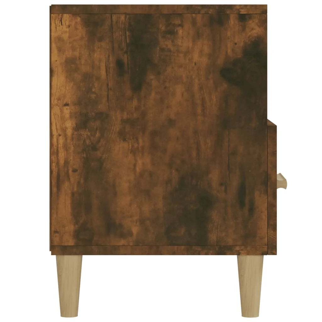 Mobile TV multimediale scaffale TV credenza mobile TV sala da pranzo soggiorno camera da letto rovere affumicato 102 x 36 x 50 cm legno ingegnerizzato marrone 02_0027300