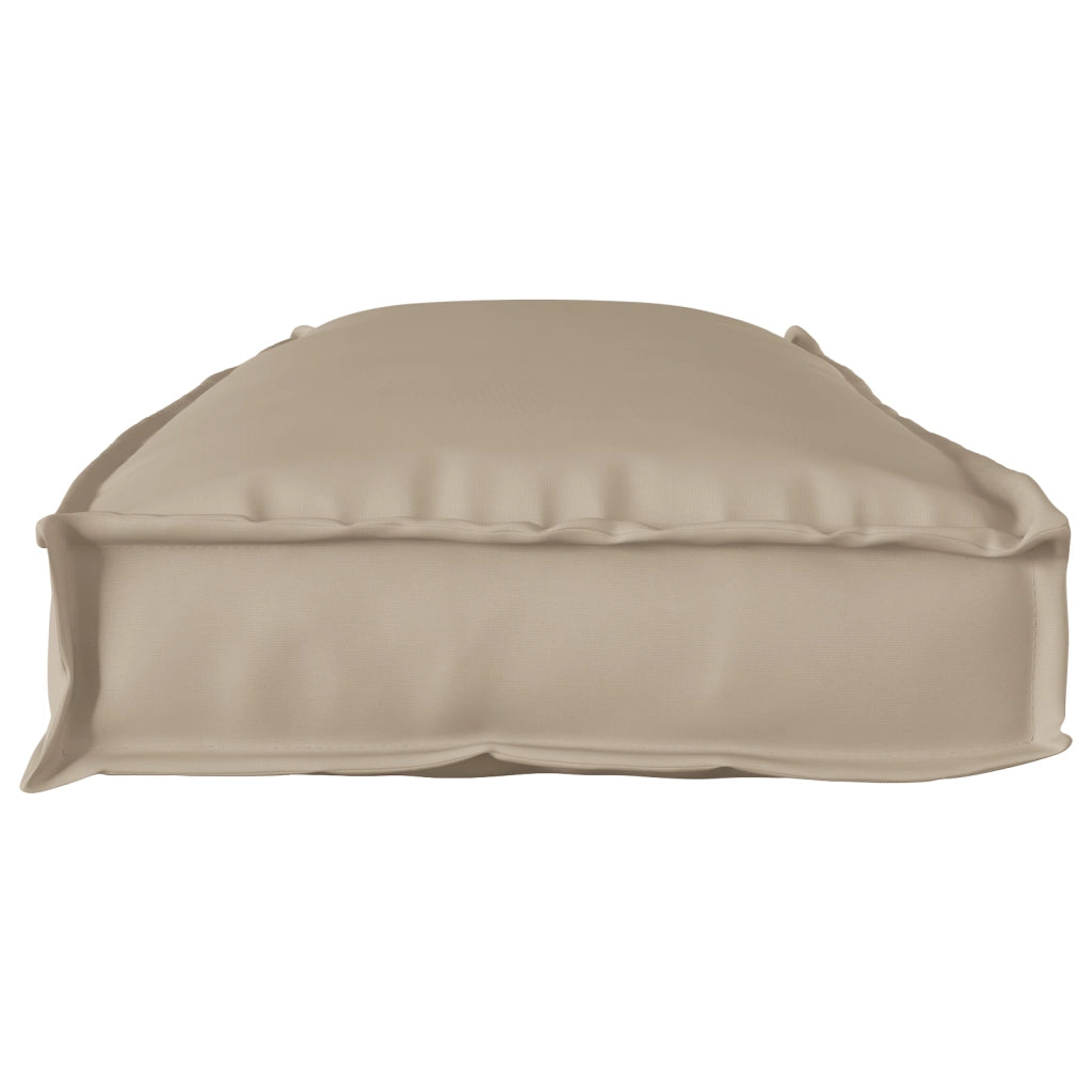 Cuscino per pallet per panca Tortora 110x40x8 cm Tessuto Oxford