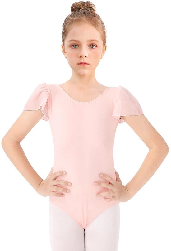 Kit di danza premium per bambini - 3-12 anni - colore rosa - abbigliamento respirabile e comodo