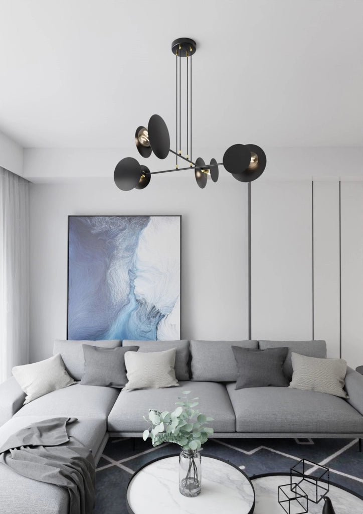Lampadario Emibig IDEA 4 4xE27 Nero metallo Ø96 H100