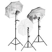 Kit per Studio Fotografico con Set di Luci e Fondale 3094730