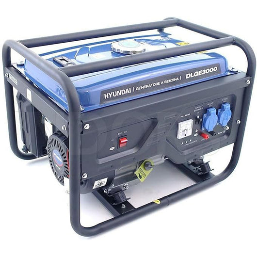 GENERATORE DI CORRENTE BENZINA 4 TEMPI MONOFASE 2,8KW 7HP 212cc DLGE3000 HYUNDAI
