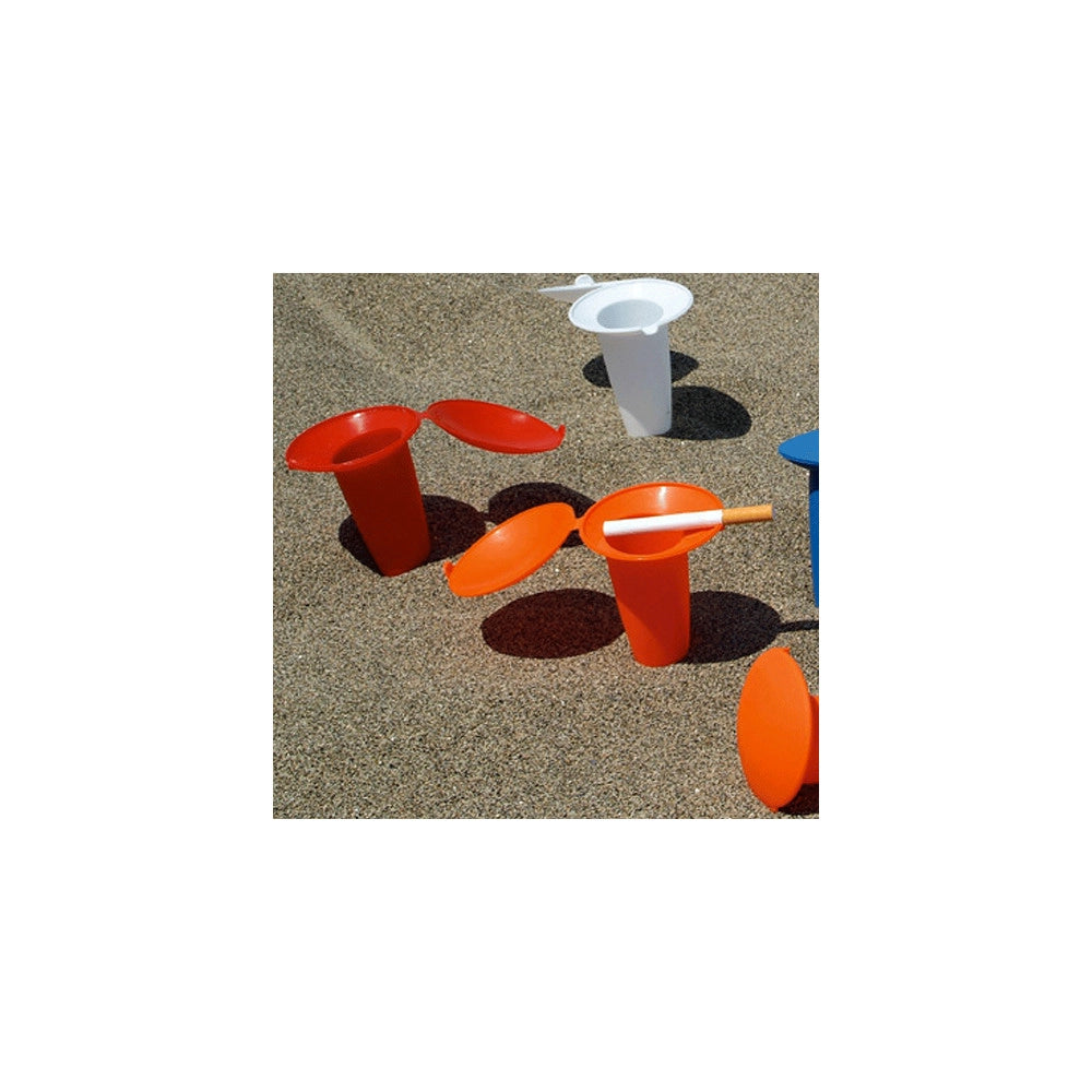 Trade Shop - Posacenere Da Spiaggia Picchetto Con Tappo Portacenere Da Viaggio Mare -