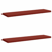 Cuscini per Panchina a 2 Pezzi SOEST 2 pz 100% Poliestere Rosso 949039