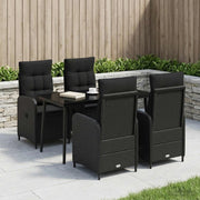 Set Tavolo da Salotto 5 pz Nero 3422454
