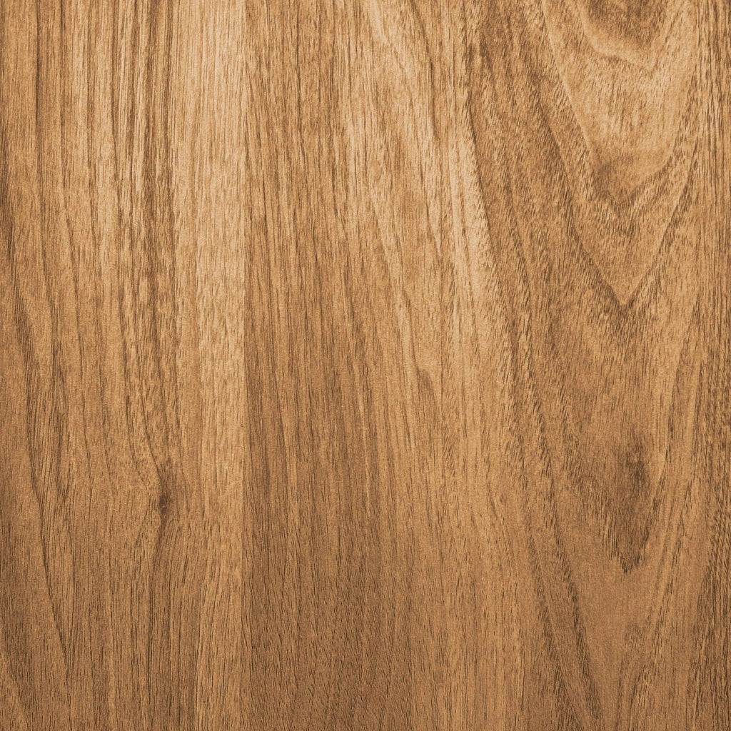 Set di 2 comodini effetto legno, 2 cassetti, legno di nocciolo